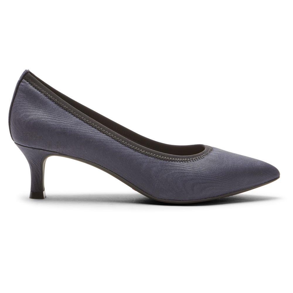 Rockport Canada Total Motion Kaiya Heel - Womens Pumps Navy (BKO908374)